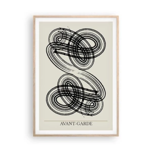 Affisch i ram av ljusek - Det kom ut spontant - 70x100 cm