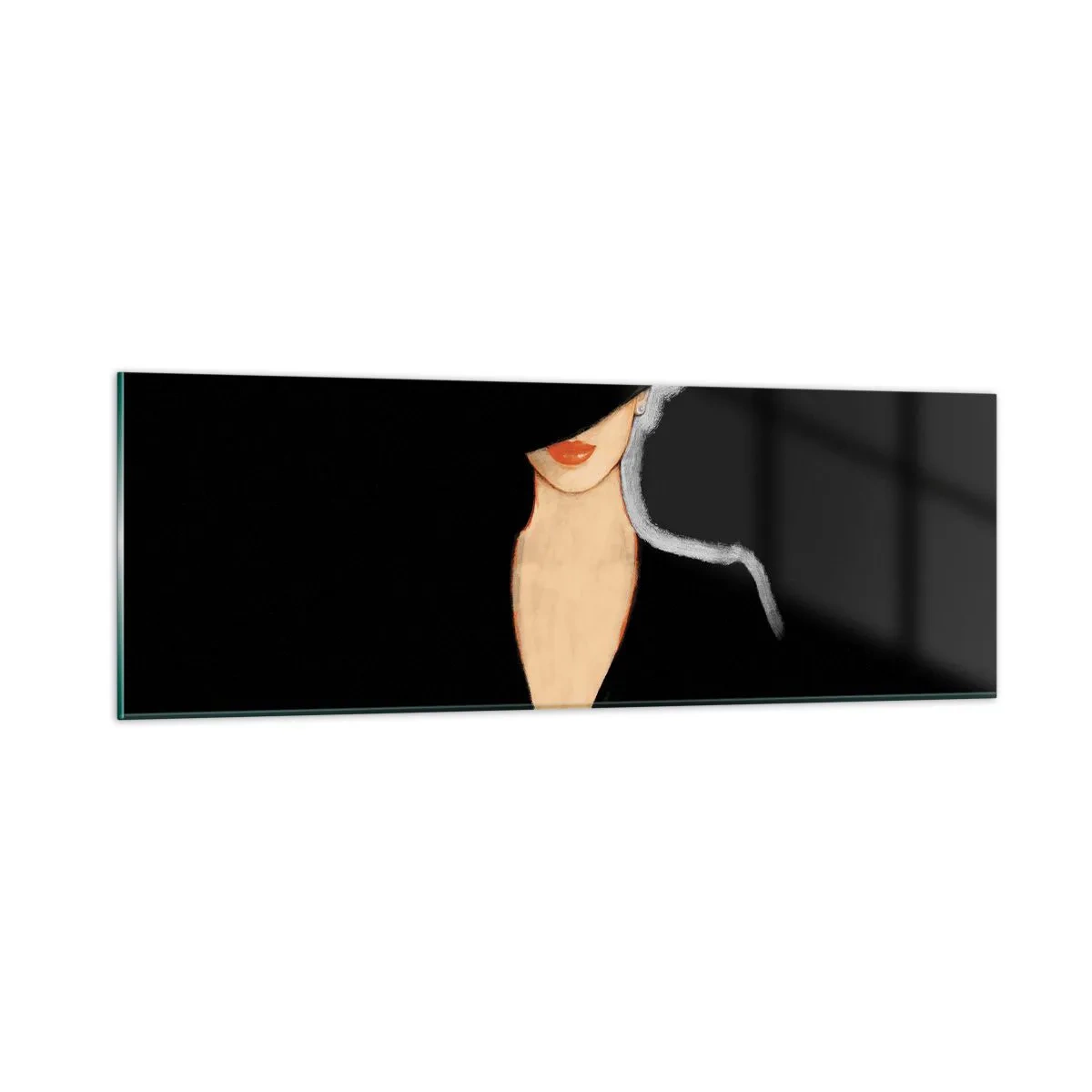 Glastavla - Bild på glas - Elegans och stil - 90x30 cm