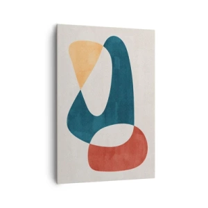 Canvastavla - Bild på duk - Influenser och metamorfoser - 70x100 cm
