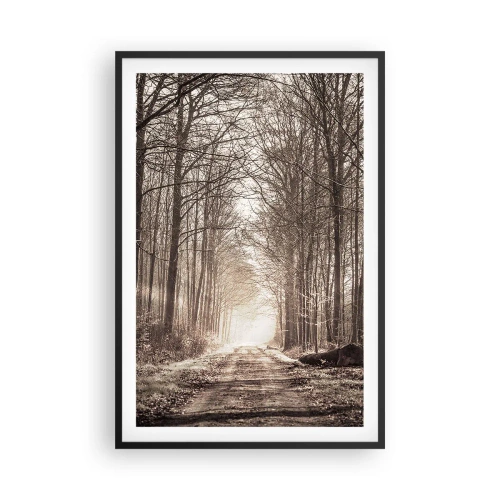 Affisch i svart ram - Skogens domkyrka - 61x91 cm