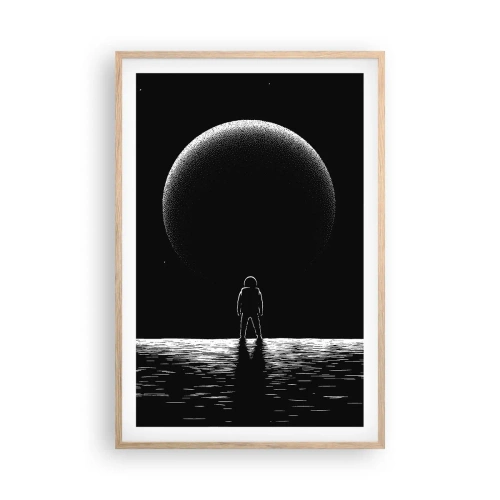 Affisch i ram av ljusek - Ansikte mot ansikte - 61x91 cm