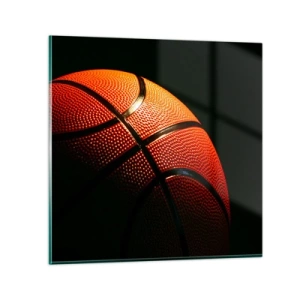 Glastavla - Bild på glas - Vacker som planeten - 50x50 cm