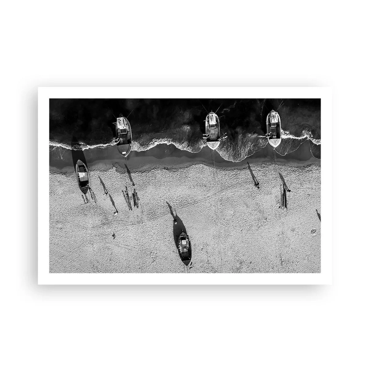 Affisch - Fortfarande på stranden... - 91x61 cm