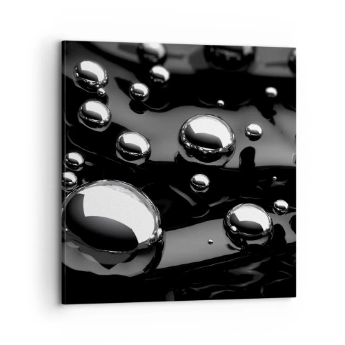 Canvastavla - Bild på duk - Ur svarta massan - 70x70 cm