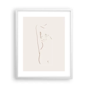 Affisch i vit ram - Begärans form - 40x50 cm