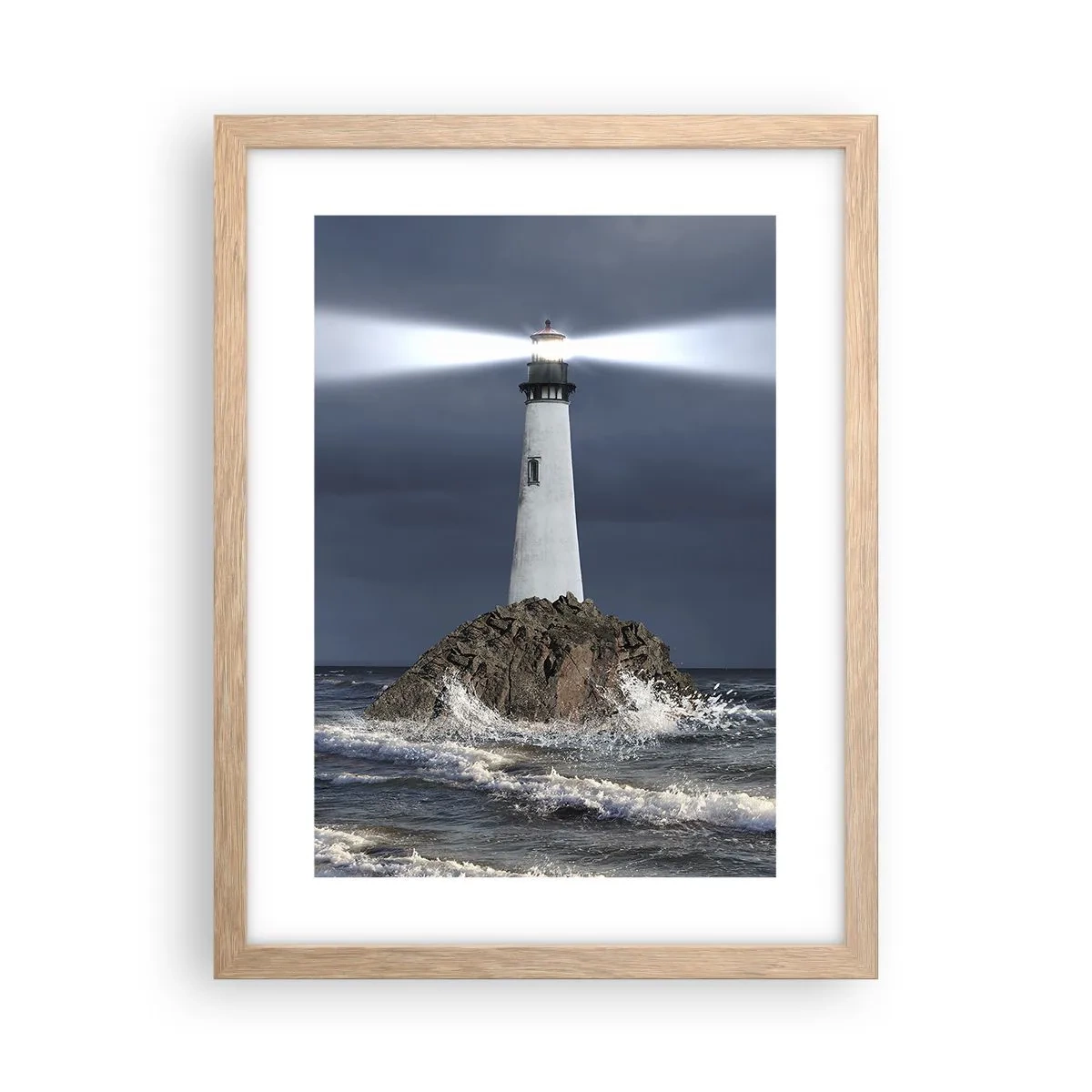 Affisch i ram av ljusek - Här...här...här! - 30x40 cm