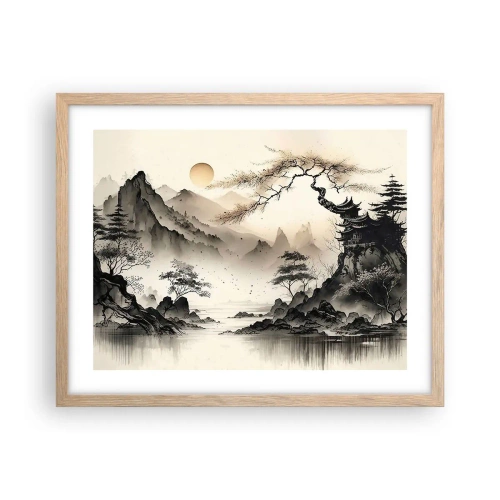 Affisch i ram av ljusek - Orientens unika charm - 50x40 cm