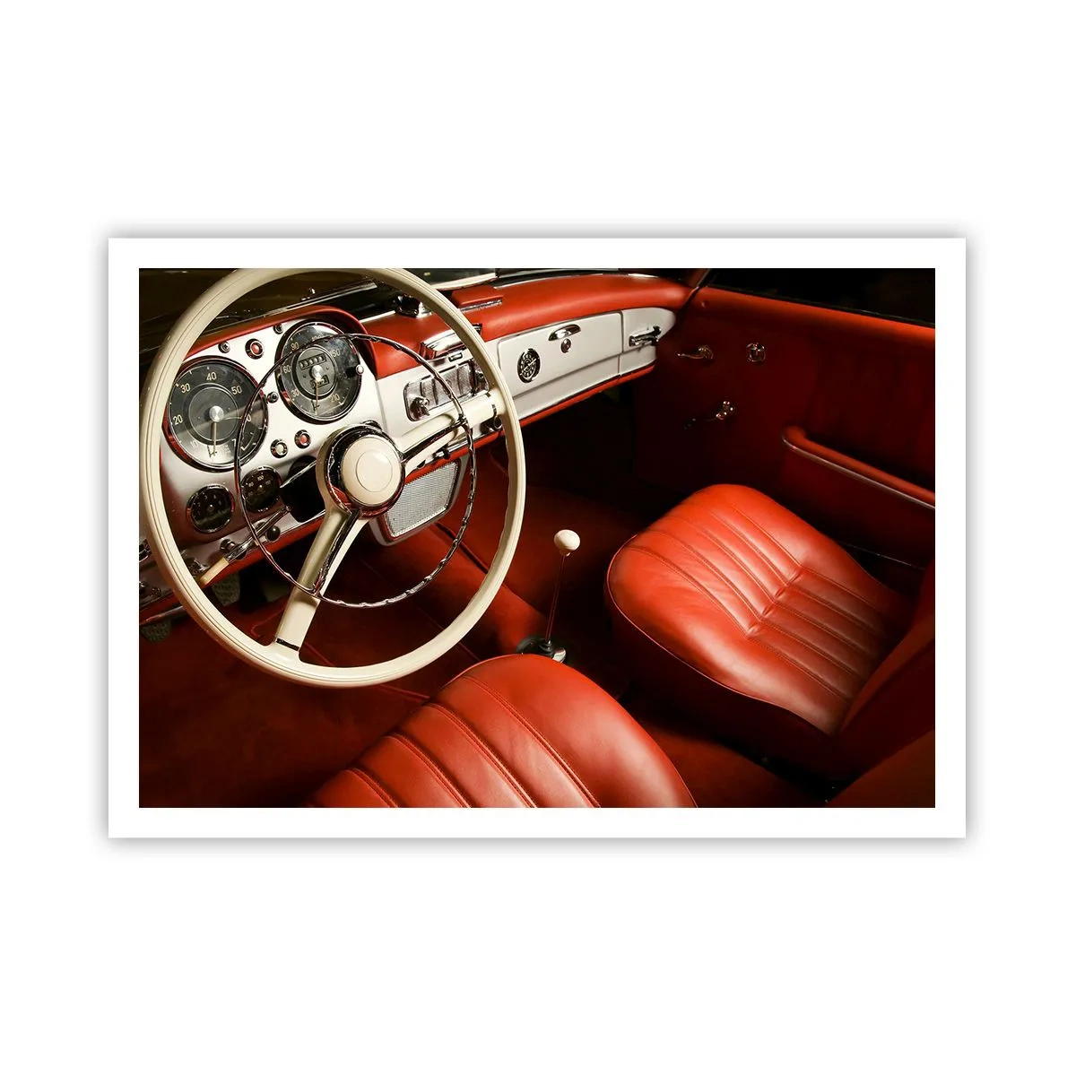 Affisch - Lyx i vintage stil - 100x70 cm