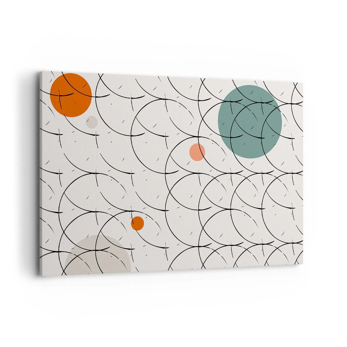 Canvastavla - Bild på duk - I popkonstens anda - 120x80 cm