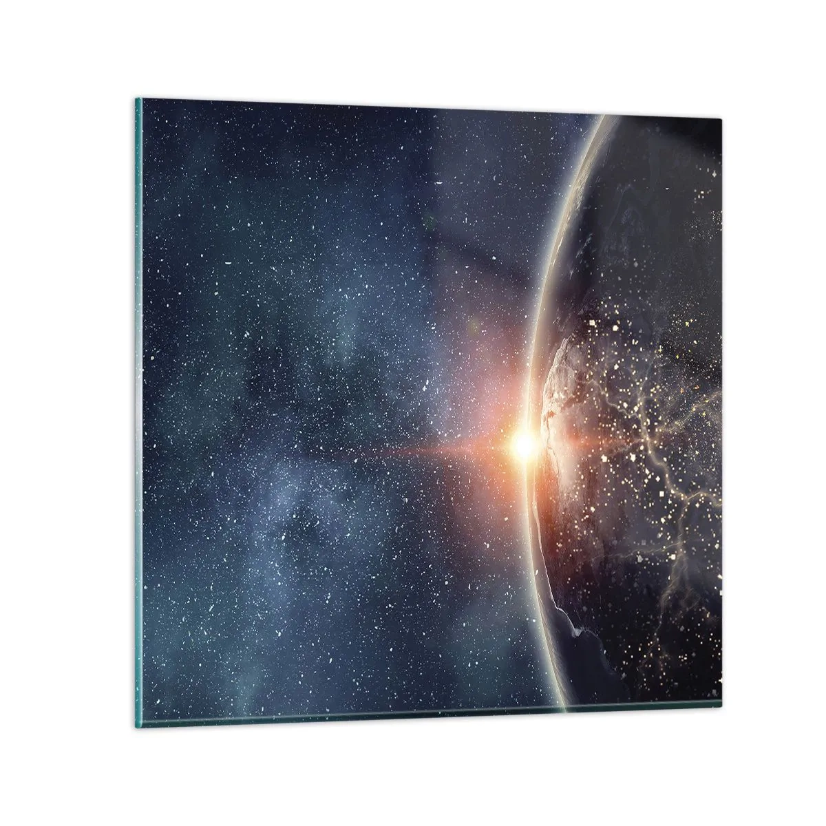 Glastavla - Bild på glas - I nytt perspektiv - 60x60 cm