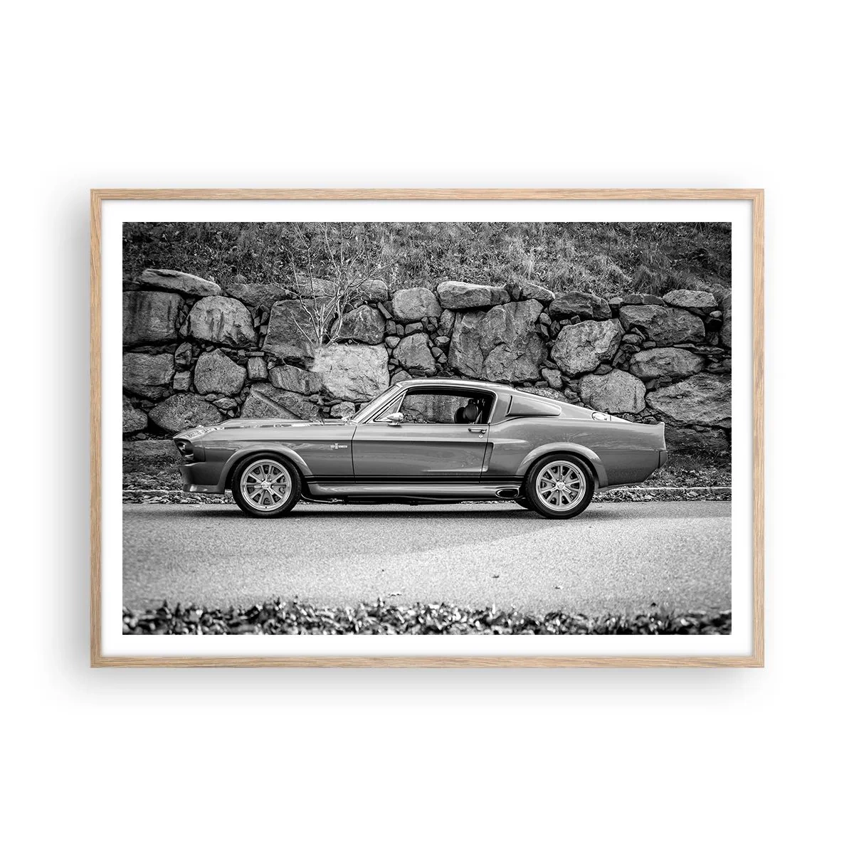 Affisch i ram av ljusek - Legend från 60-talet - 100x70 cm