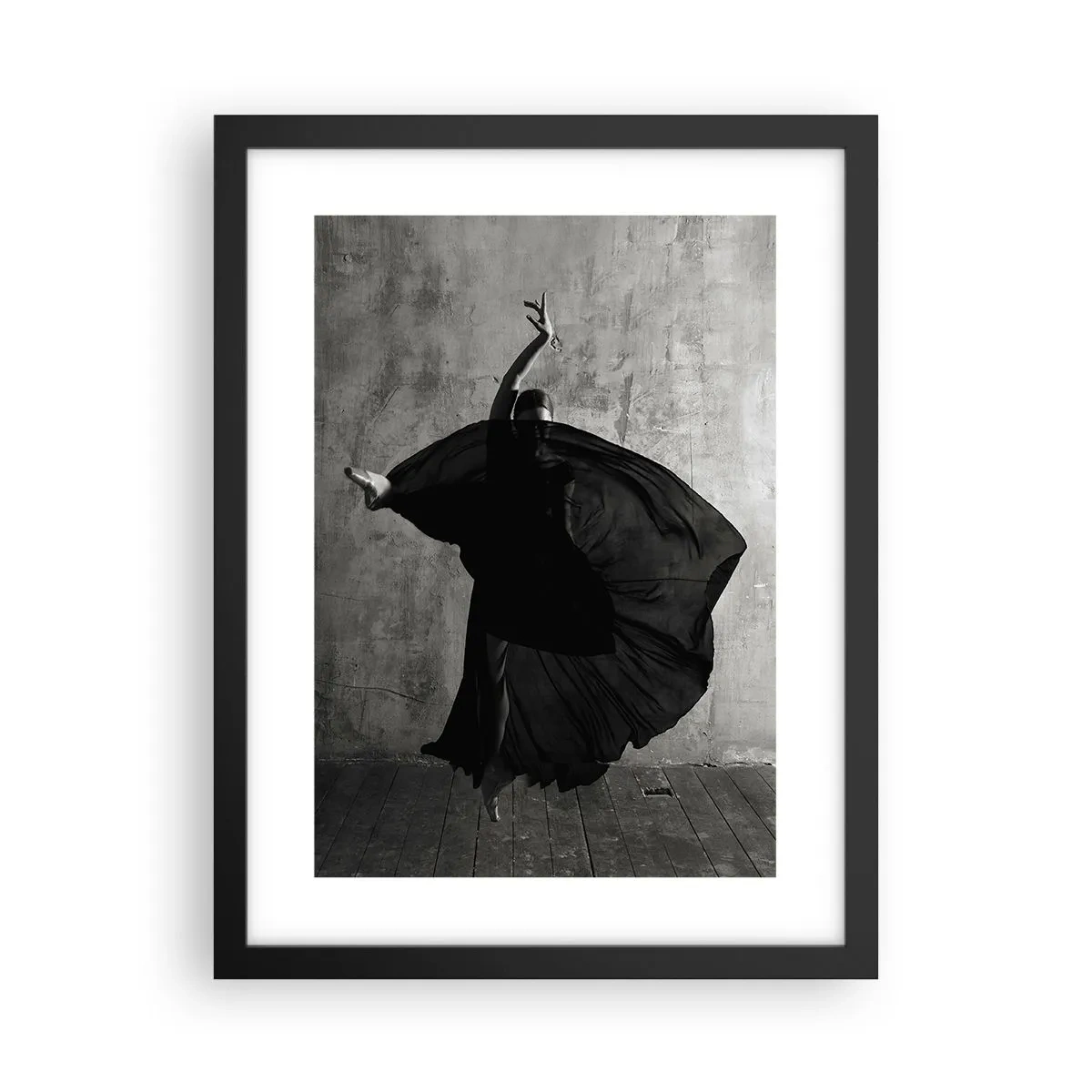 Affisch i svart ram - Full av passion - 30x40 cm