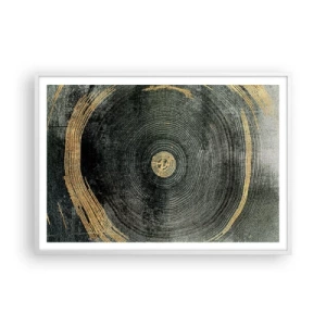 Affisch i vit ram - Förändring och varaktighet - 100x70 cm