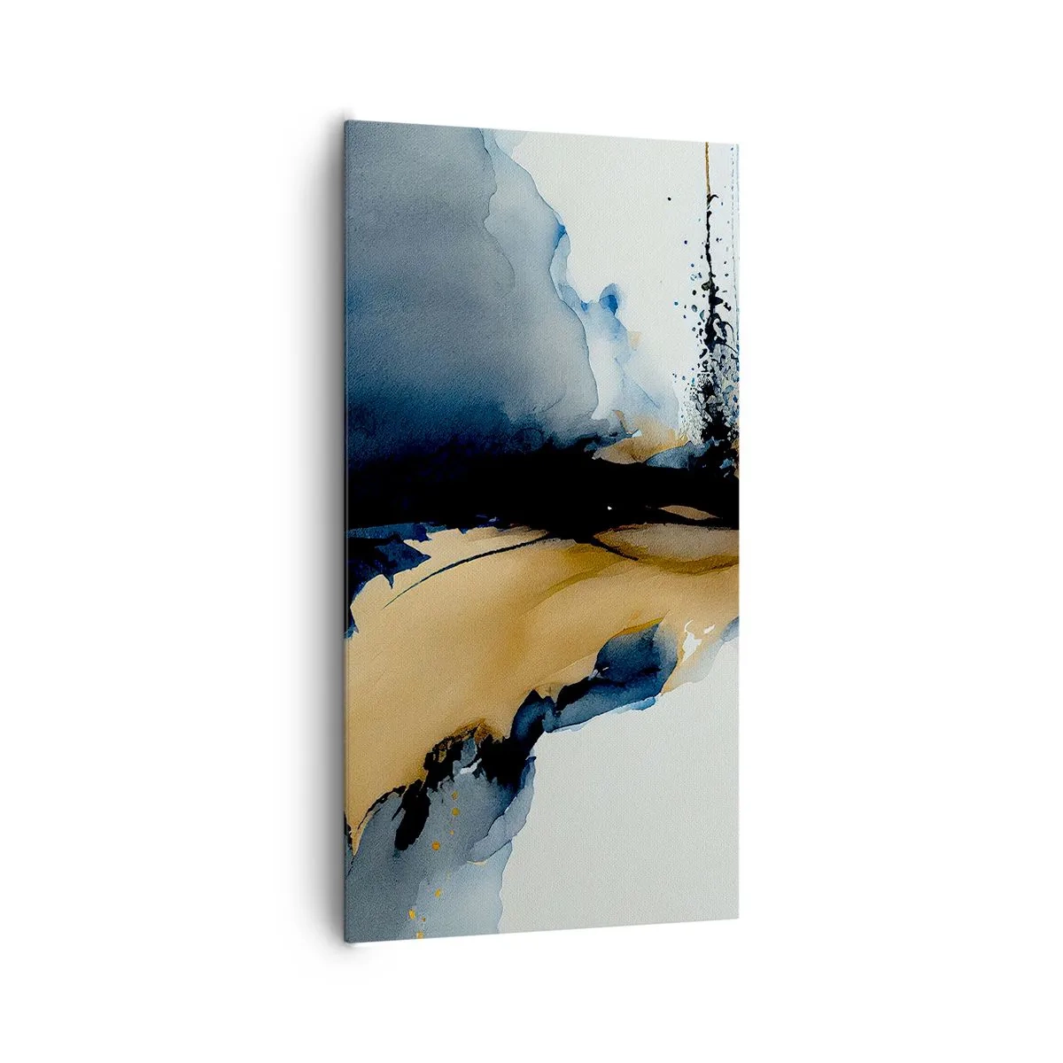 Canvastavla - Bild på duk - Bakom ridån - 65x120 cm