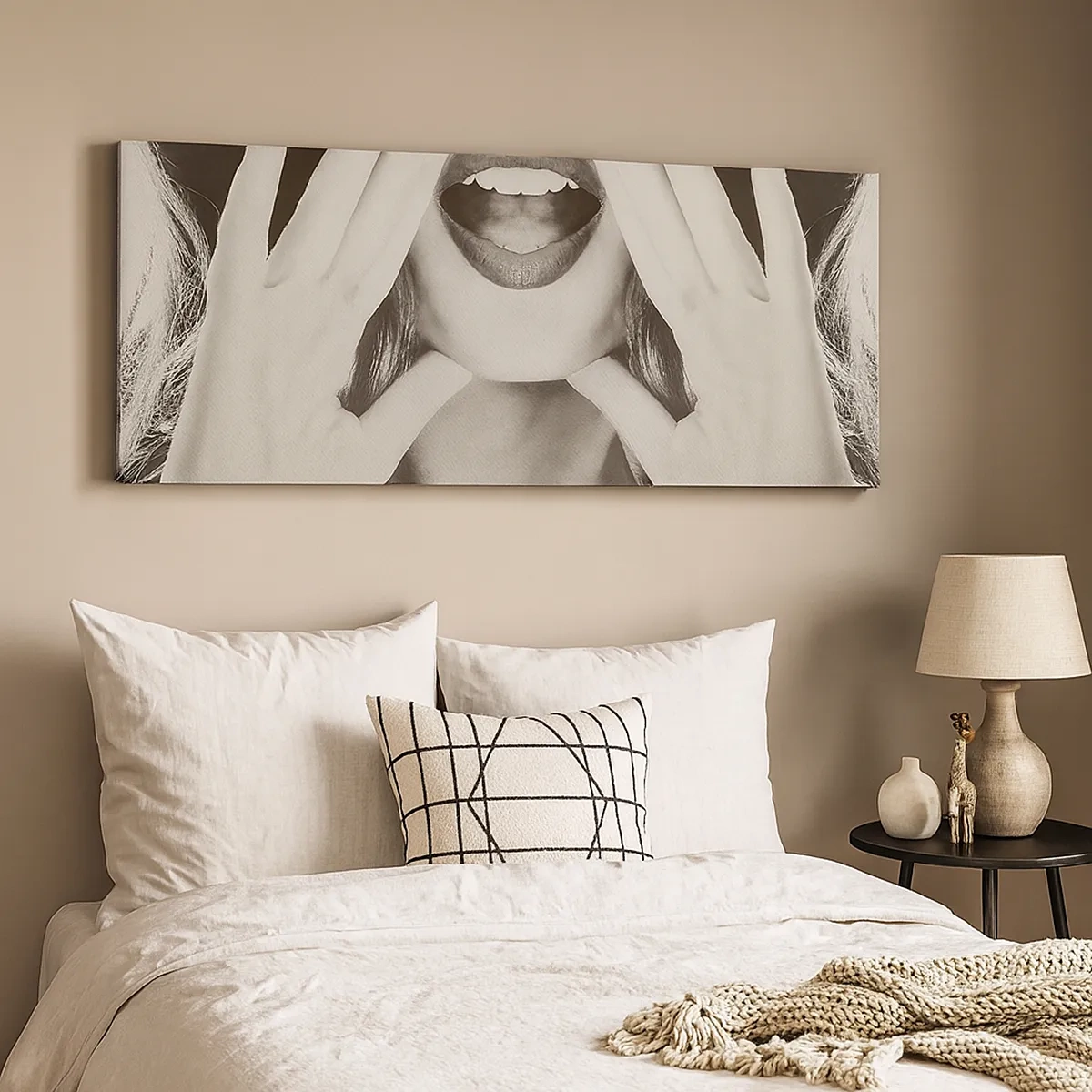 Canvastavla - Bild på duk - Jag kommer! - 30x30 cm