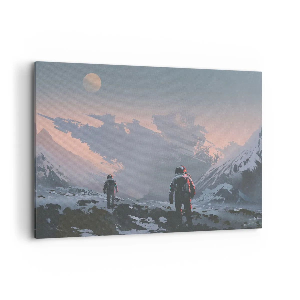 Canvastavla - Bild på duk - Under en okänd stjärna - 120x80 cm