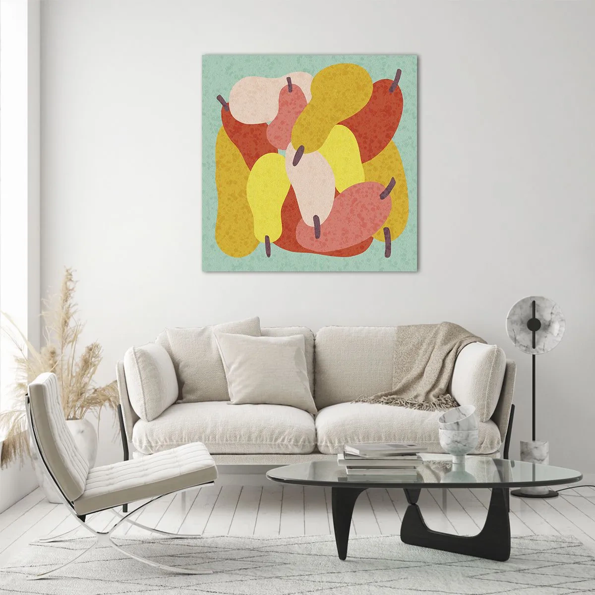 Glastavla - Bild på glas - Smaka på sommarsolen - 60x60 cm