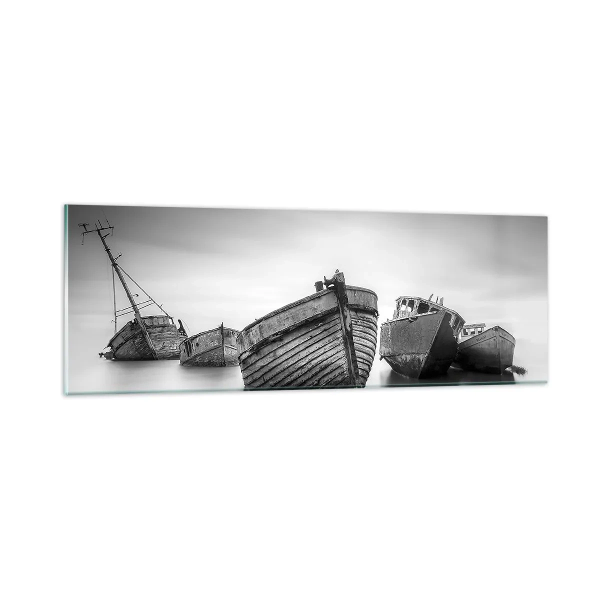 Glastavla - Bild på glas - Bara minnen... - 90x30 cm