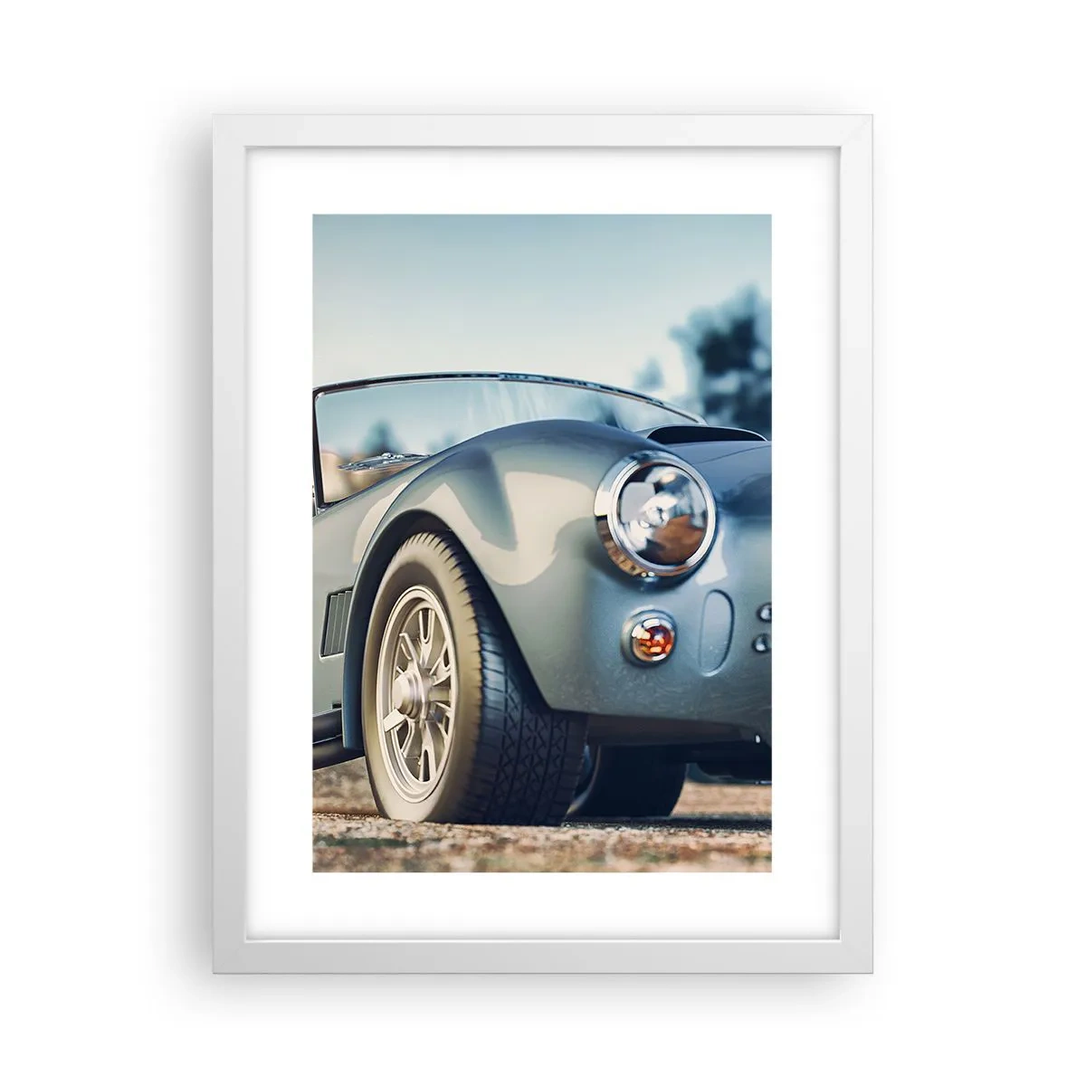 Affisch i vit ram - Det är stilen som räknas - 30x40 cm