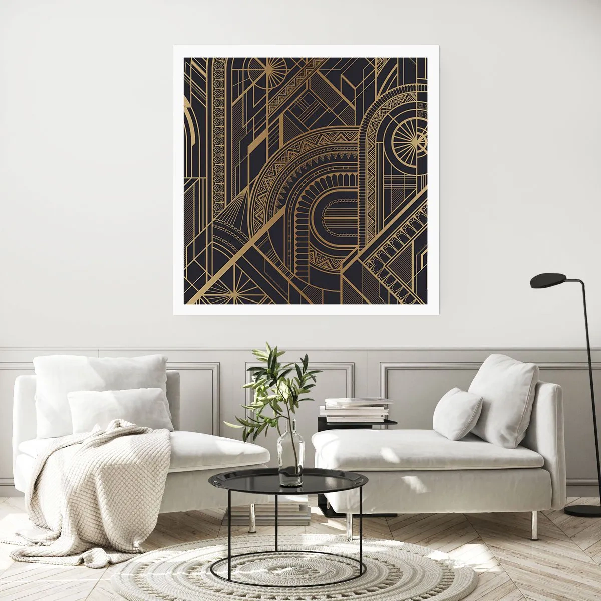 Affisch - Koncept, idéer, planer - 60x60 cm