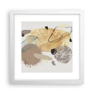 Affisch i vit ram - Olika former - 30x30 cm