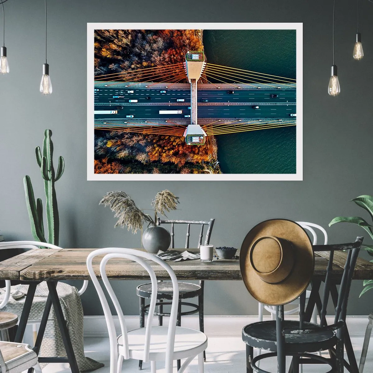 Affisch - Bortom vatten, bortom skog - 91x61 cm