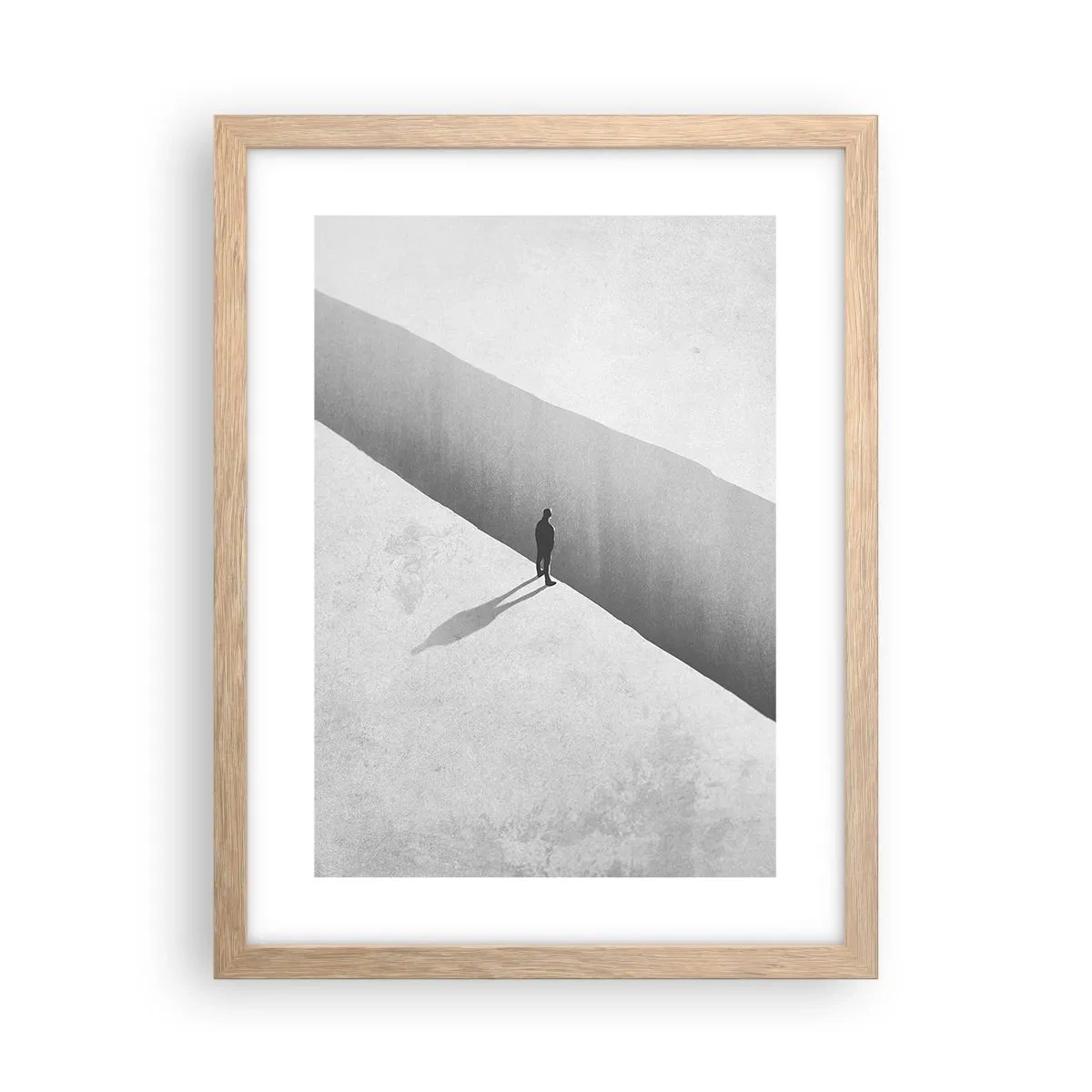 Affisch i ram av ljusek - Tydligt mål - 30x40 cm