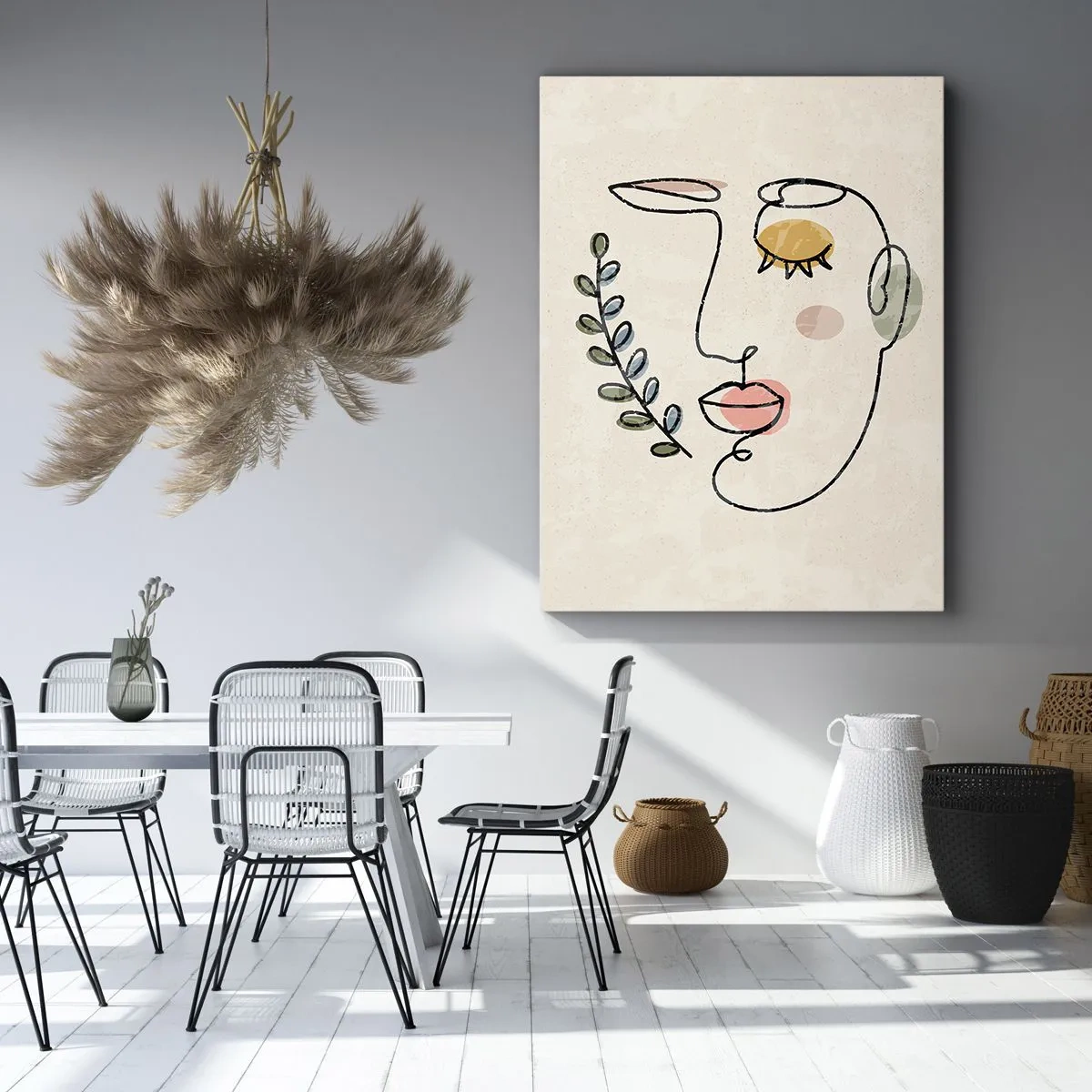 Canvastavla - Bild på duk - Återfunnet lugn  - 80x120 cm