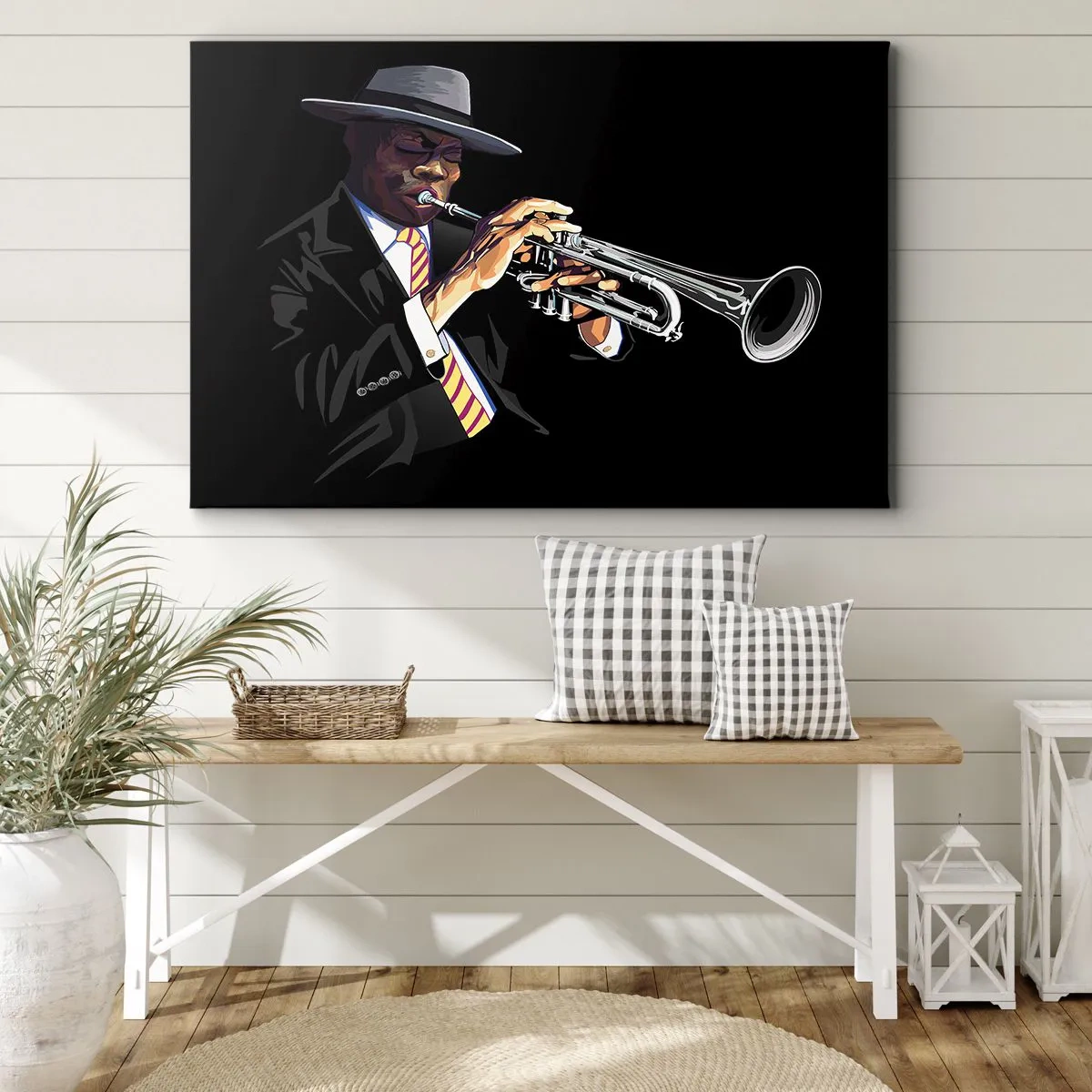 Canvastavla - Bild på duk - Gamla skolans charm - 120x80 cm