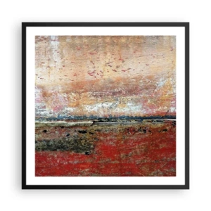 Affisch i svart ram - Kanske är det havet - 60x60 cm
