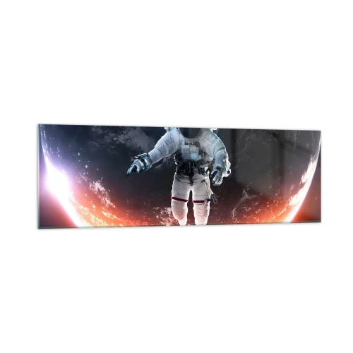 Glastavla - Bild på glas - Får jag stanna en stund till? - 160x50 cm