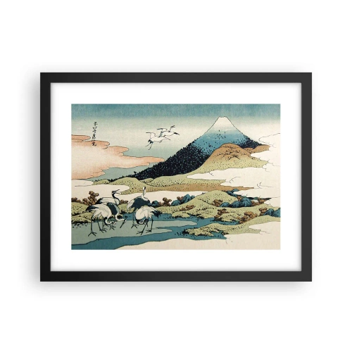 Affisch i svart ram - I japansk anda - 40x30 cm