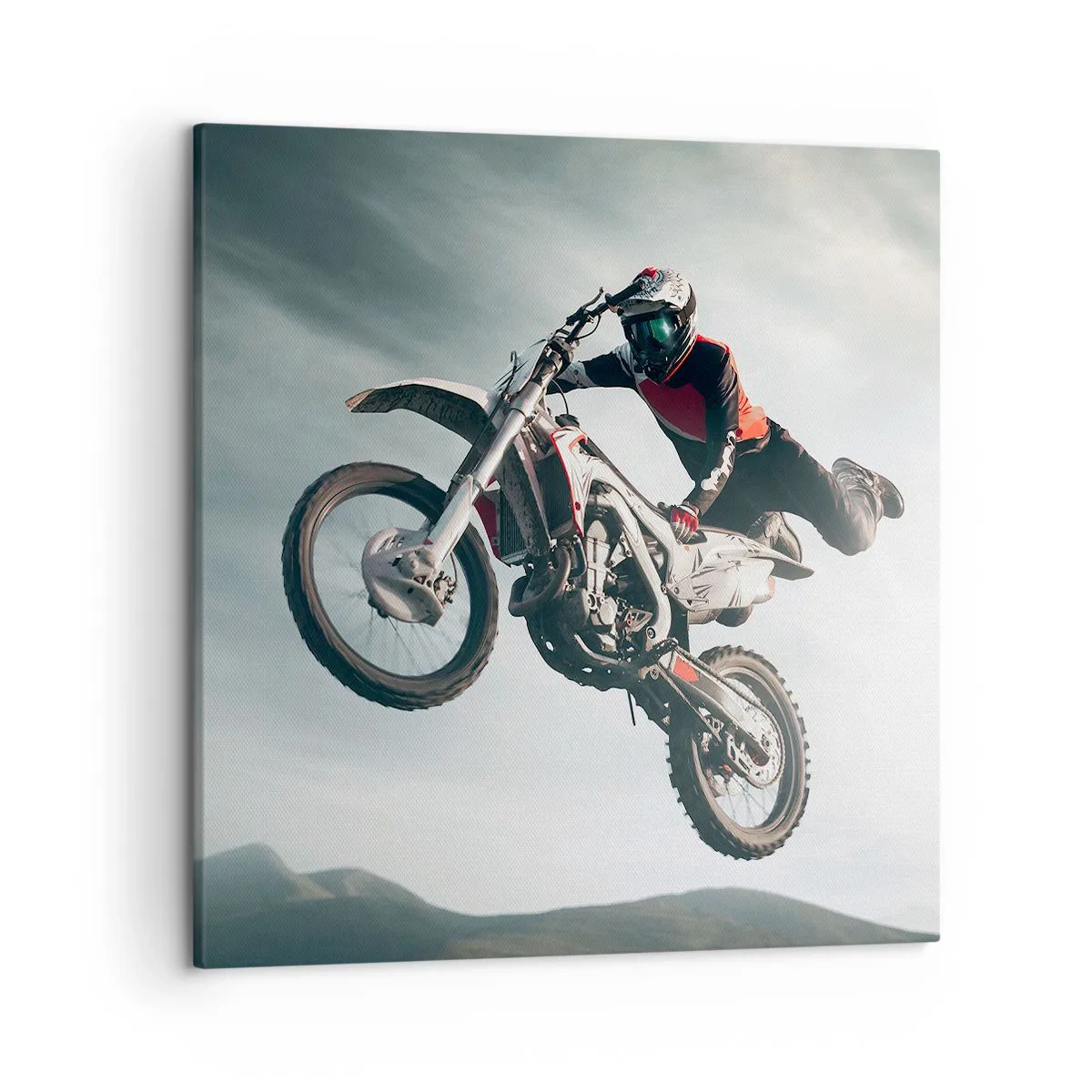 Canvastavla - Bild på duk - No risk, no fun - 50x50 cm