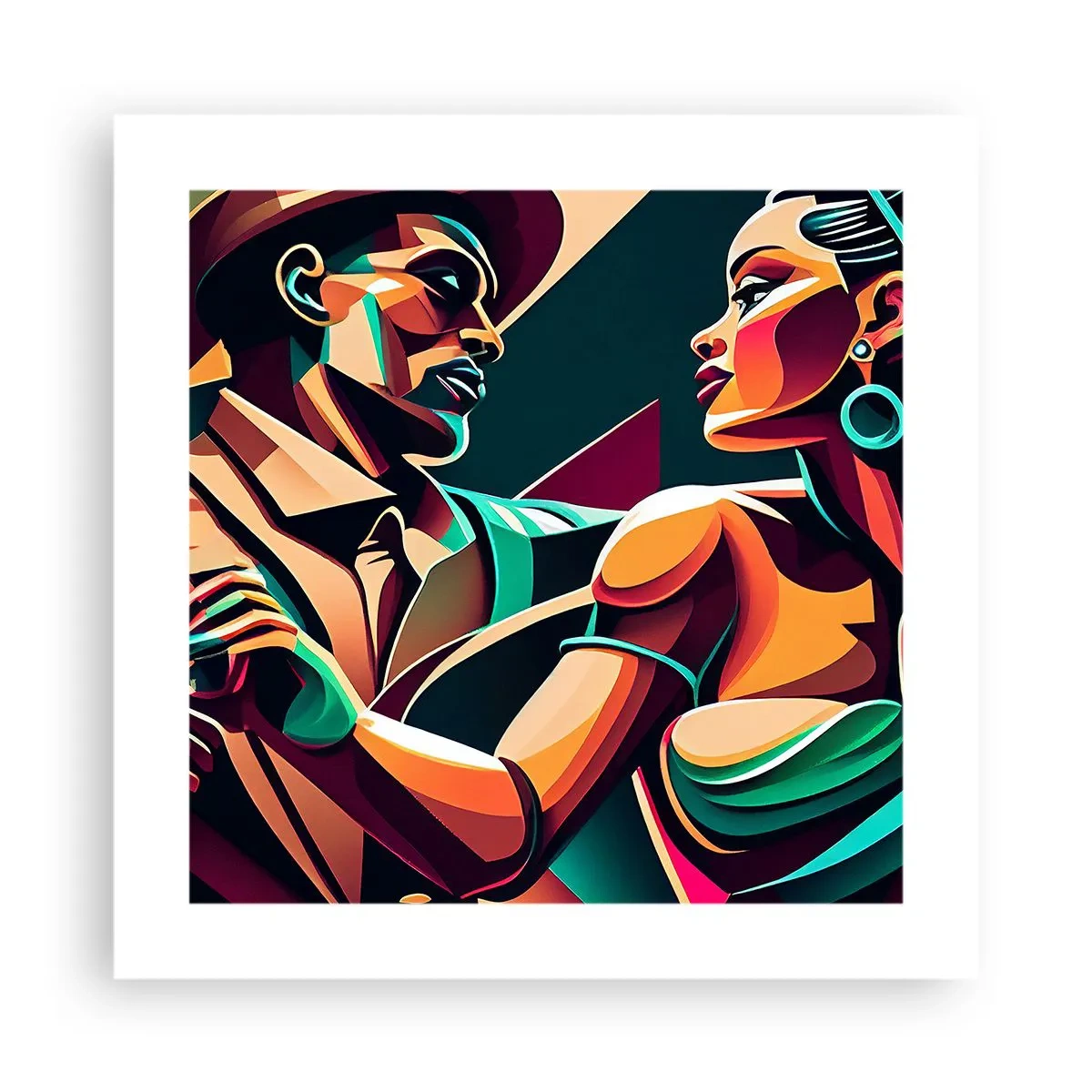 Affisch - I hjärtats rytm - 40x40 cm