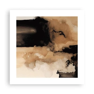 Affisch - Intrigerande abstraktion - 40x40 cm