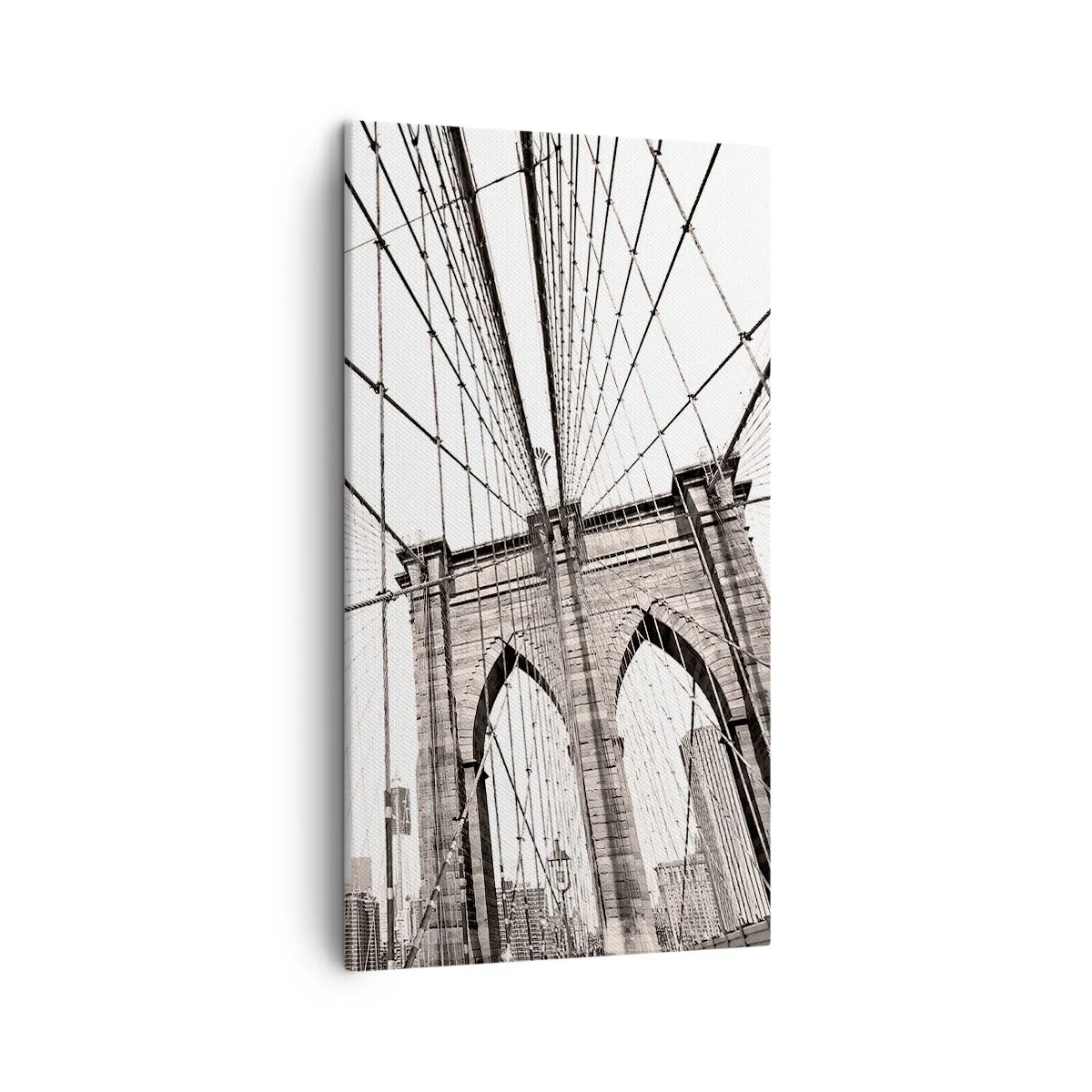 Canvastavla - Bild på duk - Domkyrkan i New York - 45x80 cm