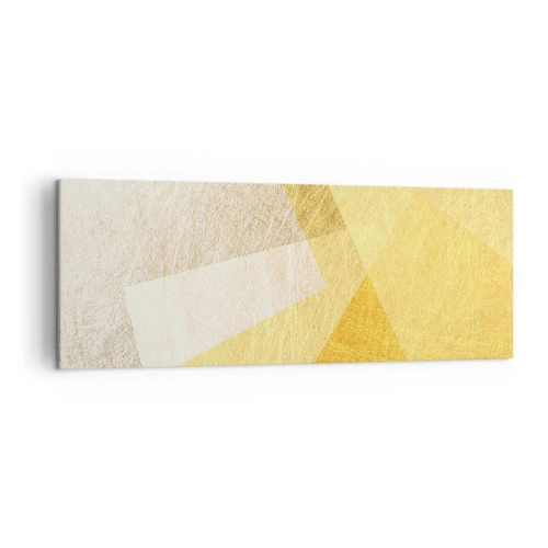 Canvastavla - Bild på duk - Geometriskt väder - 140x50 cm