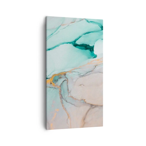 Canvastavla - Bild på duk - Formernas och färgernas dans - 45x80 cm