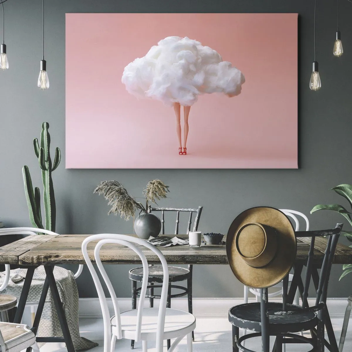 Canvastavla - Bild på duk - Söt utfästelse - 120x80 cm