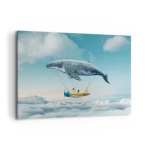 Canvastavla - Bild på duk - Varför inte? - 120x80 cm