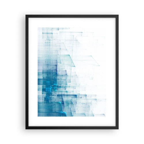 Affisch i svart ram - Hur utrymmet blev till - 40x50 cm