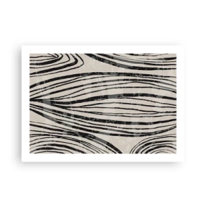 Affisch - Stänk av linjer - 70x50 cm