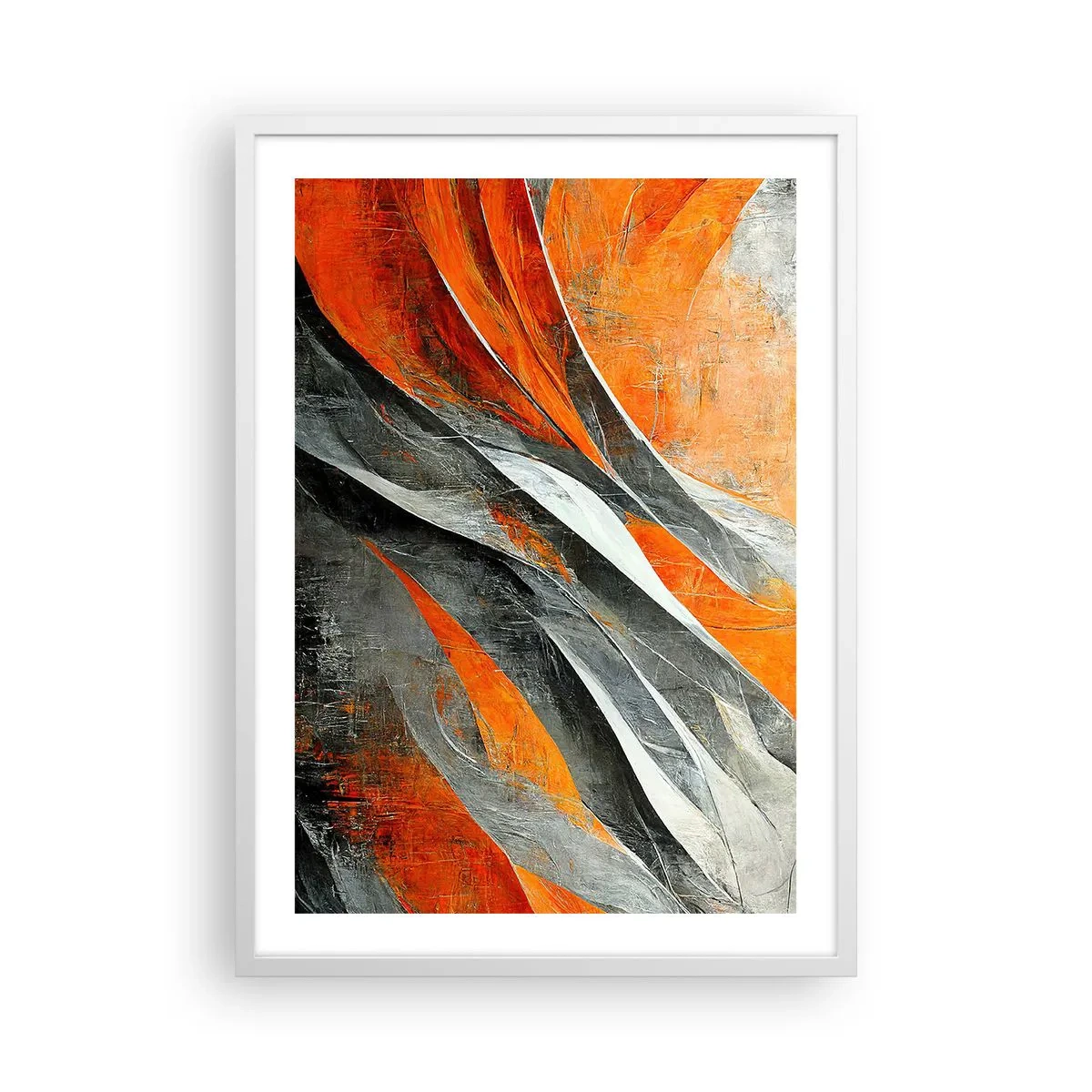 Affisch i vit ram - Värme och kyla - 50x70 cm