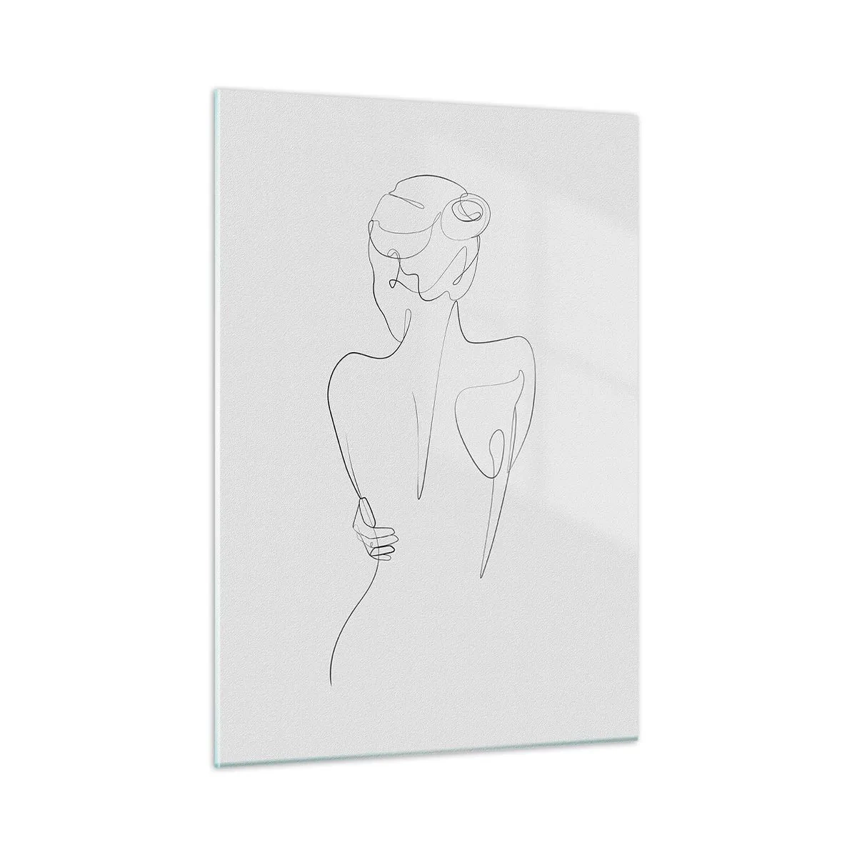 Glastavla - Bild på glas - Kroppens musik - 50x70 cm