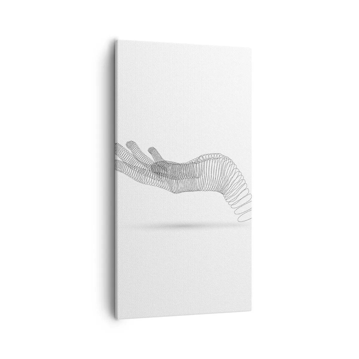 Canvastavla - Bild på duk - En spänstig hand - 55x100 cm