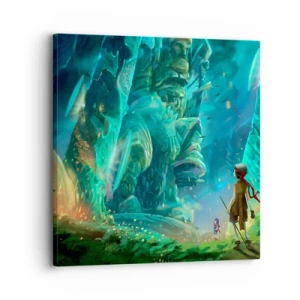 Canvastavla - Bild på duk - Från den stora sagoboken - 30x30 cm