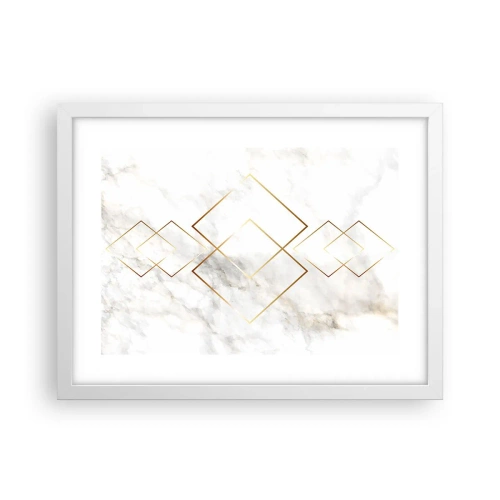 Affisch i vit ram - Utsikt över oändlighet - 40x30 cm