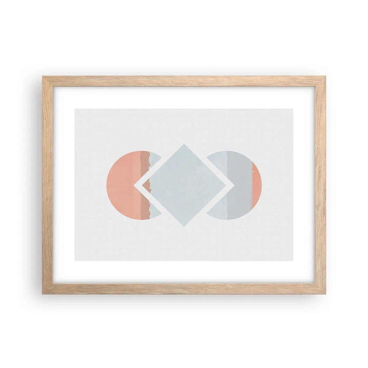 Affisch i ram av ljusek - Situationen är klar - 40x30 cm