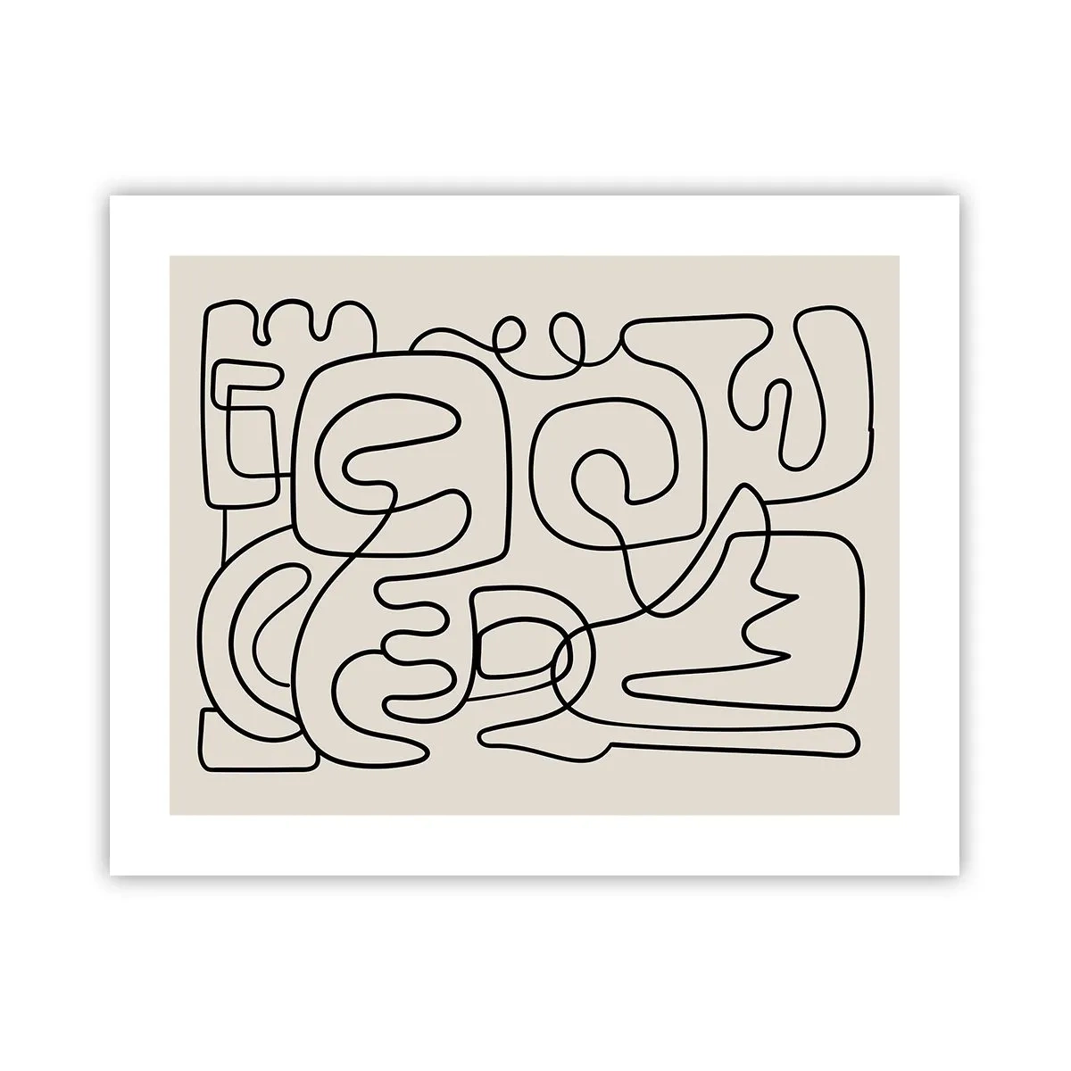 Affisch - Följ spåret - 50x40 cm