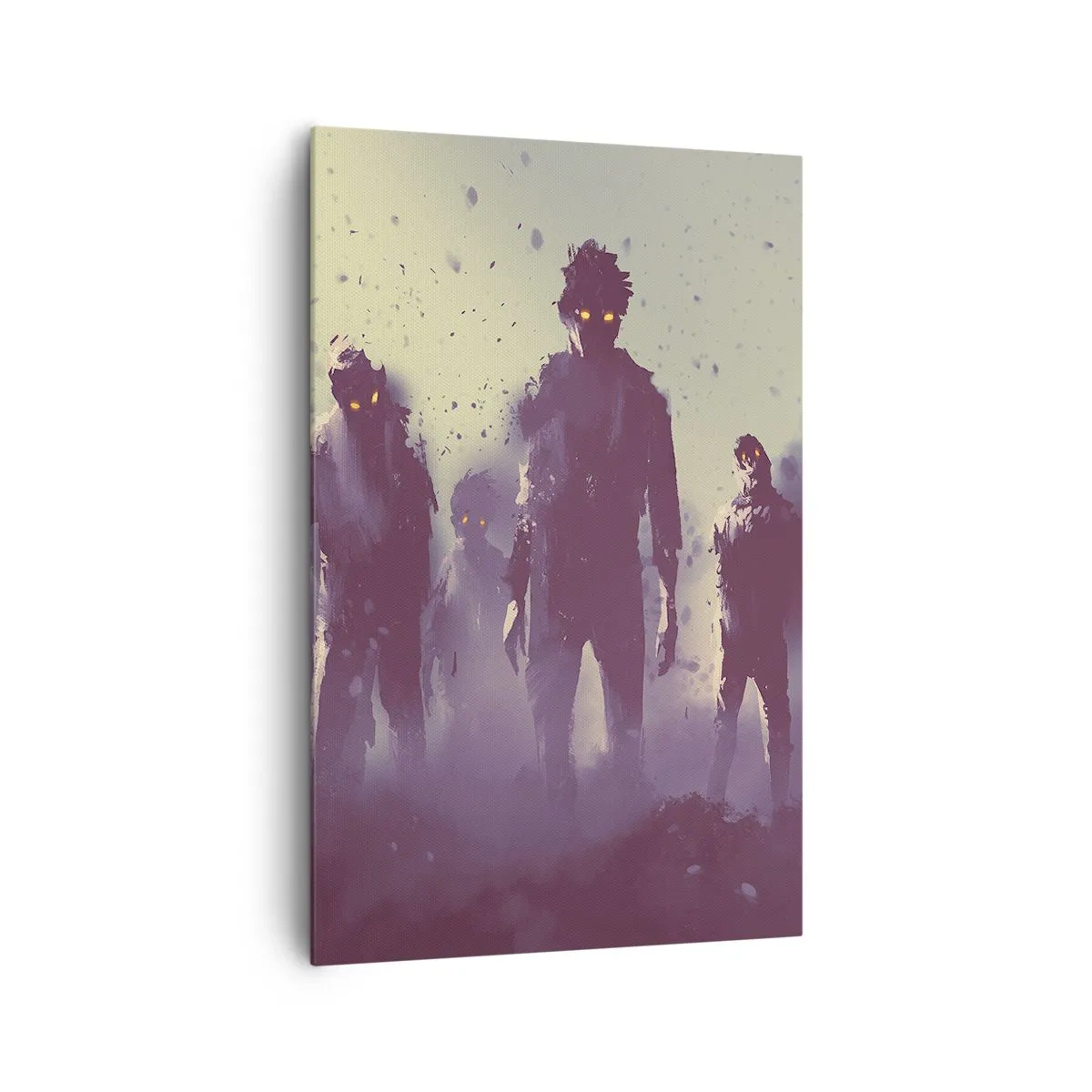 Canvastavla - Bild på duk - Akta! De kommer - 80x120 cm